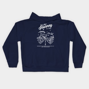 Let's Start The Journey Today Quote Kids Hoodie